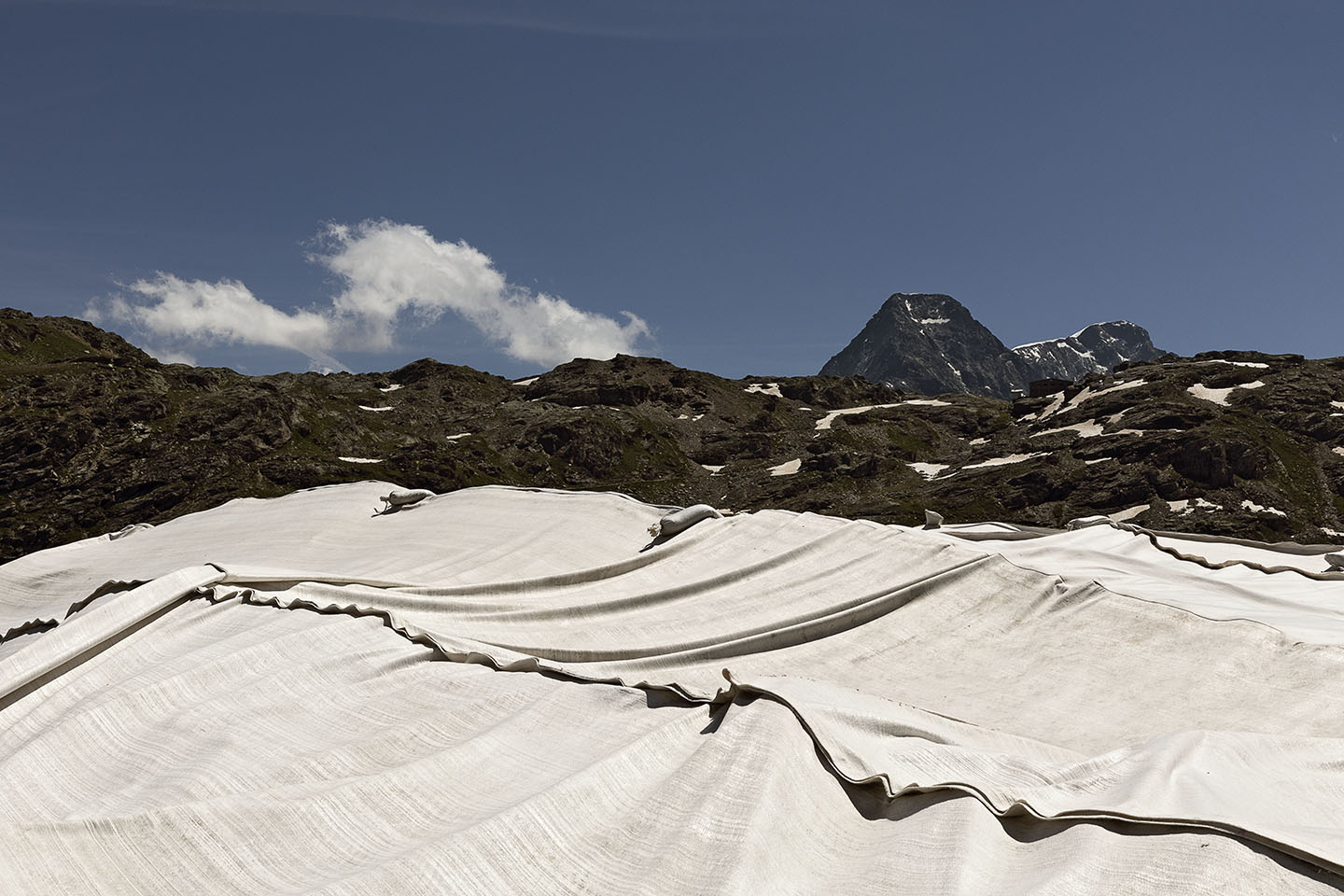 Dosenschnee am Corvatsch